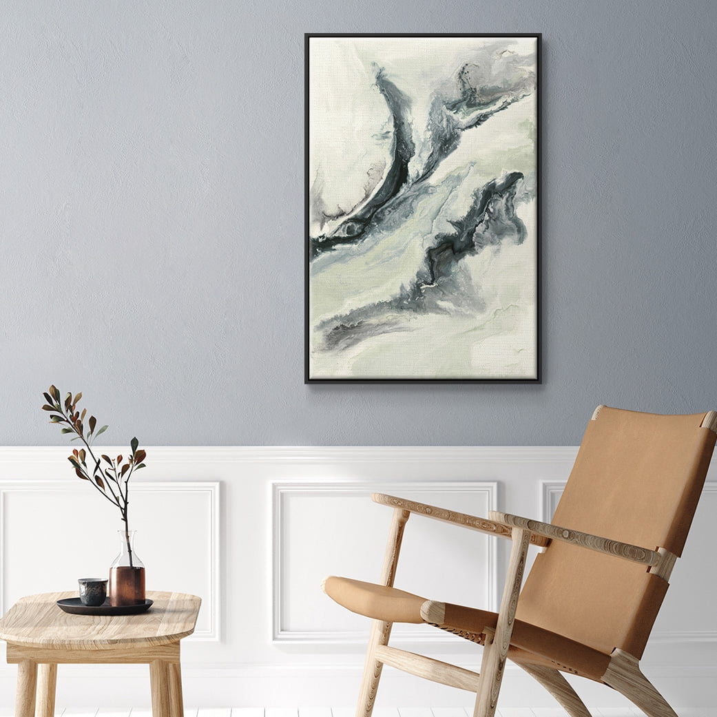 Untitled Framed Premium Gallery Wrapped Canvas - Ready to Hang - 25 x 37 - Black Floating Frame