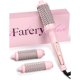 thumbnail image 1 of wonima11 Farery PRO 3-in-1 Thermal Brush Set - Adjustable Temperature, Detachable Curling Brush Heads (1.25", 1.5", 1.77"), Dual MCH, 20s Fast Heating for Quick Volume & Effortless Curls, Rose Pink, 1 of 1
