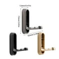 thumbnail image 5 of Clothes Coat Hook Bedroom Robe Hook Invisible Folding Bathroom Towel Hanger, 5 of 11