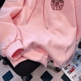 thumbnail image 5 of Sudadera con capucha de Hello Kitty para mujer, dulce y linda, para otoño e invierno, nueva versión coreana, sudadera con capucha holgada, informal y versátil, tendencia de moda, 5 of 5