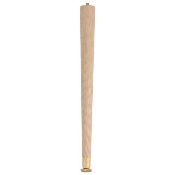 Waddell Manufacturing Table Leg Round Smooth Sanded - Hardwood - 1 Piece, 7.5 In.