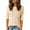 Beige, variant on Weardear Womens 3/4 Sleeve Lightweight Crochet Crewneck Sweater Loose Casual Knit Tunic Tops