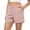 *Pink, variant on VBVC Women's Elastic High Waist Lounge Shorts , Soft Casual Athletic Shorts For Women , Ladies' Lightweight Walking Gym Shorts with Pockets,Black,M-2XL