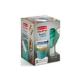 thumbnail image 3 of Rubbermaid TakeAlongs Twist & Seal 1.6-Cup Food Storage Containers, Teal Splash, 3-Pack, 3 of 6