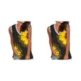 thumbnail image 2 of Sonducket Chaleco de algodón con cuello en V para mujer, jersey Sexy sin mangas, camiseta sin mangas para citas, Top de verano a la moda, ropa tipo 7 M 2piezas, 2 of 6