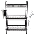 thumbnail image 2 of 3 Tier Dish Drying Rack, Heavy Duty Dish Drying Holder Modern Versatile Space Saving  for Home, 2 of 8