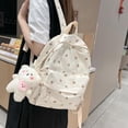 thumbnail image 2 of Mochila con estampado Floral para mujer, morral escolar para chica, bonita mochila para estudiantes, Kawaii morral para libros a la moda, novedad Fivean unisex, 2 of 2
