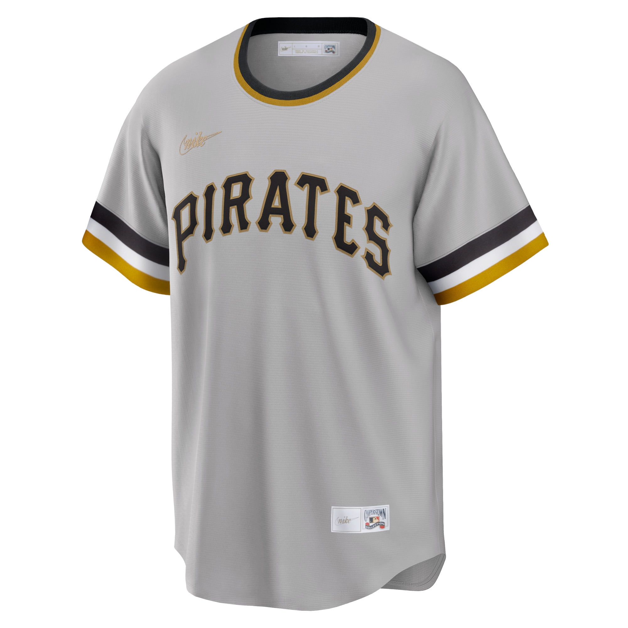 MLB Pittsburgh Pirates Yellow Majestic Cooperstown Collection