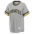 thumbnail image 2 of Men's Nike Roberto Clemente Gray Pittsburgh Pirates Road Cooperstown Collection Player Jersey, 2 of 3