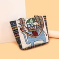 thumbnail image 3 of Bolso de lona de estilo étnico, nuevo bolso de mano para mujer para salir, tejido de doble cara y bolso de trabajo robusto, bolso de mujer, 3 of 5