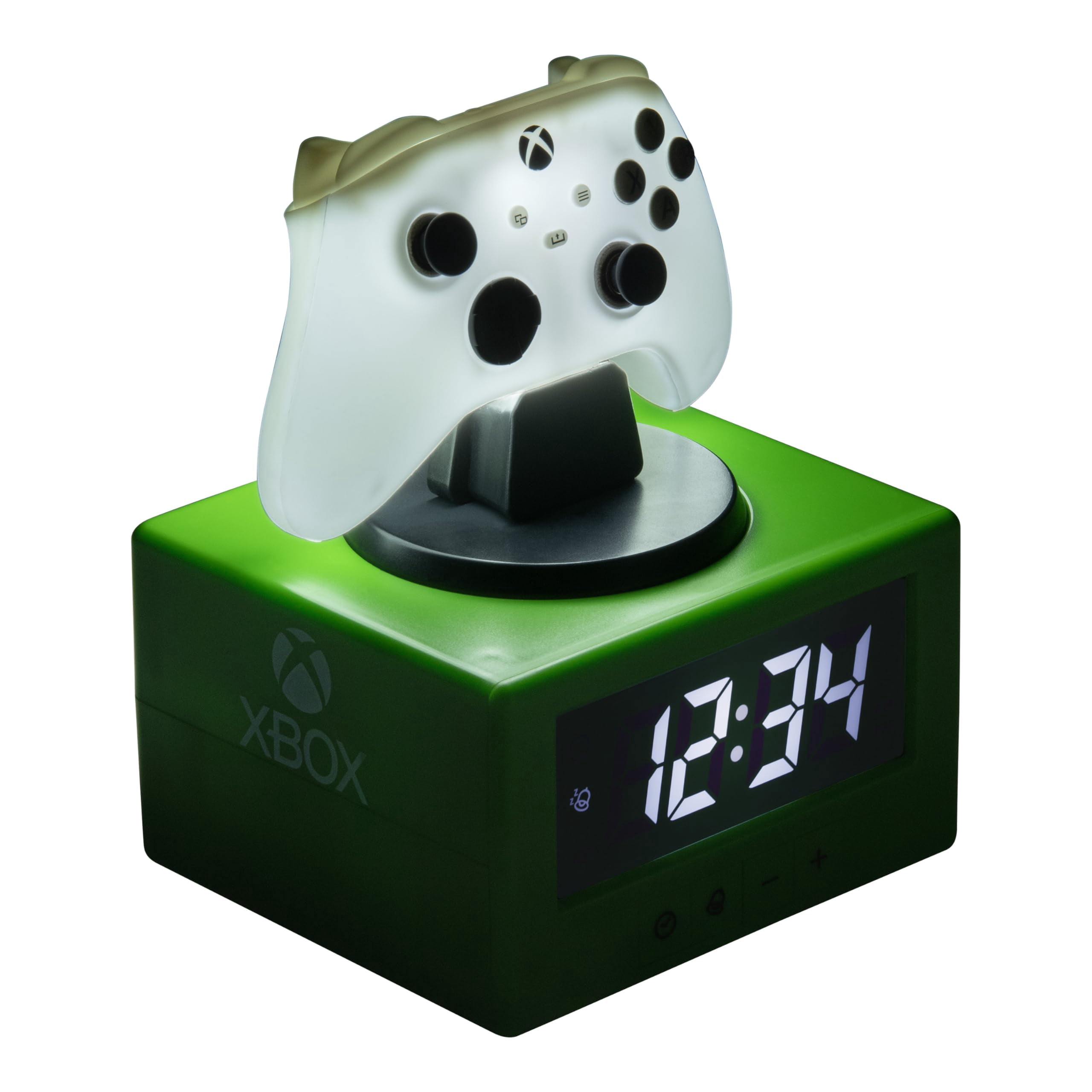 Xbox Controller Digital Alarm Clock with Night Light Function, Officially Licensed Gaming & Bedroom Décor for Kids, Adults, Boys, Men, Gifts for Gamers | Paladone