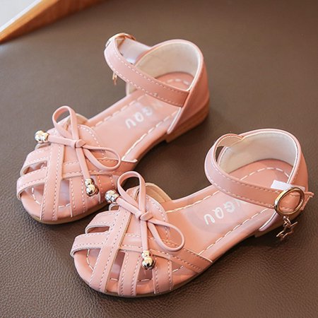 

〖CFXNMZGR〗Toddler Shoes Baby Sandals Princess Shoes Stage Soft Roman Toddler Leather Girls Children Girl S Shoes