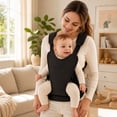thumbnail image 3 of Waterproof Baby Carrier for Water & Land Use, Soft Breathable Toddler Front Carry Sling, Easy Wear Infant Holder for Pool, Water Park, Indoor & Outdoor Daily Use, 3 of 10