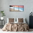 thumbnail image 3 of Sea Waves Canvas Wall Art Print Romantic Beach Painting Wall Decor for Living Room Home Decoration Ocean Nature Gallery Wrapped Posters and Prints Ideal Gifts - 12" x 16" x 3 Panels, 3 of 6