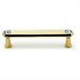 thumbnail image 2 of Alno C214-4-PB Swarovski Crystal 4" Cabinet Crystal Pull Polished Brass, 2 of 2