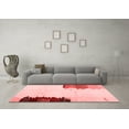 thumbnail image 3 of Ahgly Company Indoor Round Solid Red Modern Area Rugs, 5' Round, 3 of 4