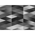 thumbnail image 1 of Ahgly Company Machine Washable Indoor Rectangle Transitional Dark Gray Black Area Rugs, 7' x 10', 1 of 7