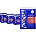 thumbnail image 2 of (15 pack) Propel Clear Protein, 20g Protein, Zero Sugar, Peach Ginger, Powdered Clear Protein Drink Mix, 0.98 oz, 2 of 13