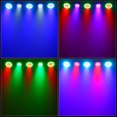 thumbnail image 3 of 4Pcs 7 LED Par Stage Light, 48 SMD LED Light Bulbs DJ Light with Strip, DMX512 Sound Activated Uplighting Lights for Wedding Party Halloween Decoration, 3 of 7