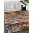 thumbnail image 2 of Ahgly Company Indoor Rectangle Mid-Century Modern Camel Brown Oriental Area Rugs, Swatch Sample, 2 of 6