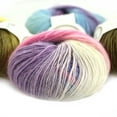 thumbnail image 3 of Xiao Hua Hilo degradado - 2 rollos de hilo multicolor suave estilo G de 50G, hilo arcoíris de alta calidad, perfecto para tejer a mano, se usa para bufandas, mantas y decoraciones hechas a mano., 3 of 3