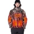 thumbnail image 1 of DEWBU Heated Jacket with 12V Battery Pack Winter Outdoor Soft Shell Electric Heating Coat, Men's Tree, S, 1 of 7