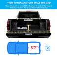 thumbnail image 2 of Mamoru Soft Roll Up 5'7" Truck Bed Cover Compatible for 2009-2018 Dodge Ram 1500 | 2019-2025 Dodge Ram 1500 Classic Body | 2010-2014 Dodge Ram 2500 Vinyl Tonneau Cover | Fleetside, 2 of 8