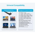 thumbnail image 2 of 65W 45W AUSIO Laptop Charger Fit for Lenovo Laptop, Flex 4 5 6 14 15, V14 V15 V17, Slim 3 5 7, Ideapad 1 3 5 S340 S145 330 320 310, Chromebook N22 N23 N42 Adapter Power Supply, 2 of 5