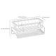 thumbnail image 3 of Organizador de Fregadero de Acero Inoxidable para Esponjas, Estante Compacto de Almacenamiento con Drenaje, Diseño Ventilado, Blanco o Negro, 23x10.7x9.4cm, 3 of 6