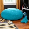 thumbnail image 2 of Jaxx Cocoon 4 Foot Bean Bag Chair and Crash Pad, Aqua, 2 of 7