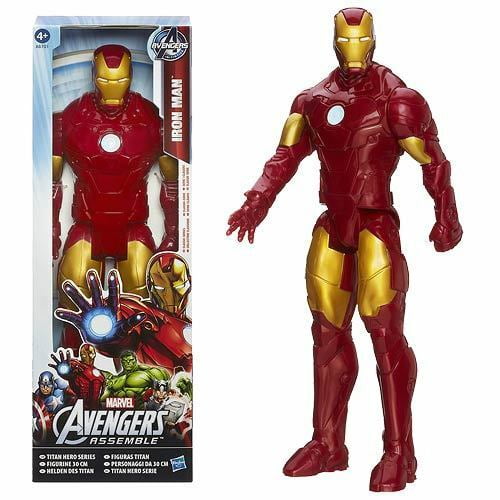 Marvel Avengers Assemble Titan Hero Series Figurine Articulée 12 Pouces Iron Man