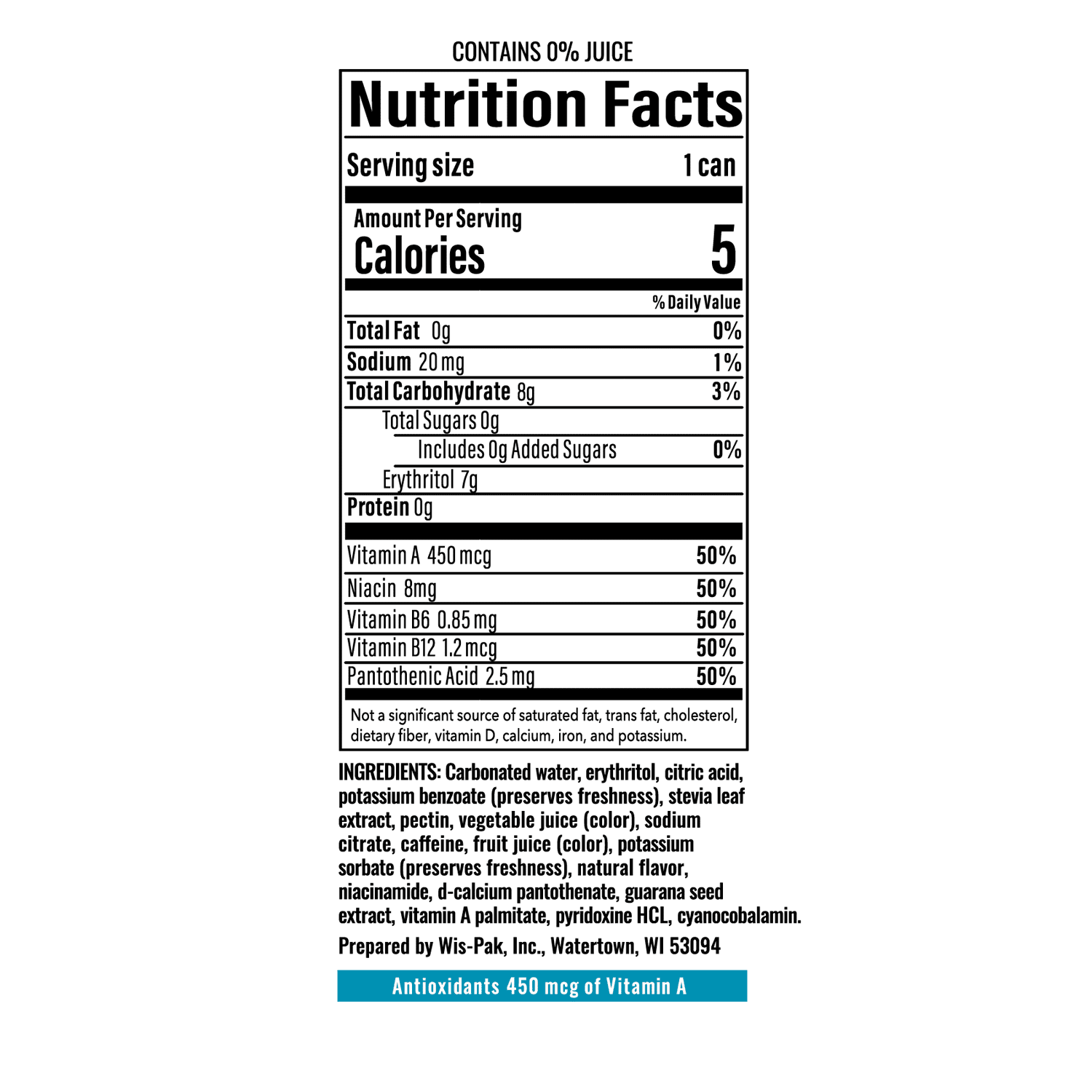 (4 pack) BUBBL'R Antioxidant Sparkling Water, Watermelon Lime Smash'r, 12 fl oz, 6 Pack Cans
