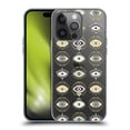 thumbnail image 1 of Head Case Designs Officially Licensed Cat Coquillette Linear White Evil Eyes Pattern Soft Gel Case Compatible with Apple iPhone 14 Pro, 1 of 7