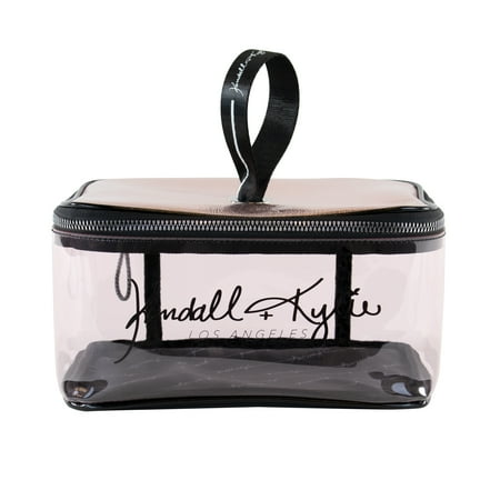 Kendall + Kylie Metallic Snake Vanity Case, Clear