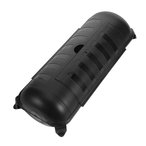 CIMAXIC Outdoor Electrical Waterproof Box Black with Pre Drilled Holes for Wiring