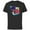Black, variant on Disney Minnie Mouse No. 1 Varsity - Short Sleeve Cotton T-Shirt for Adults - Customized-Black