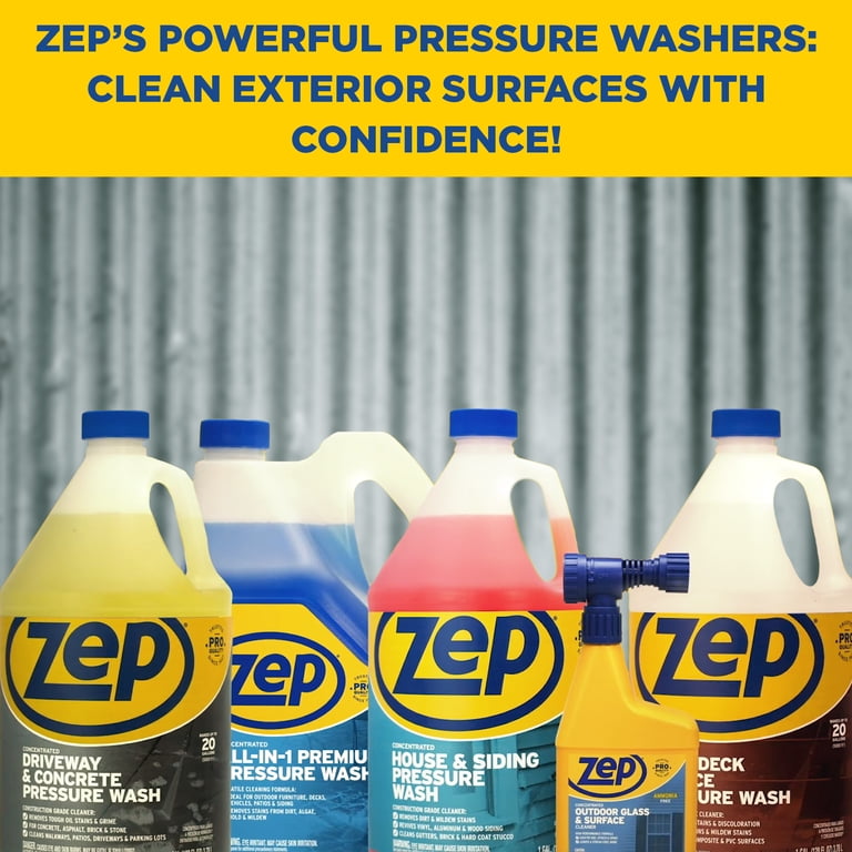 Zep Professional Grade Exterior Cleaning Solution, 1 Gallon