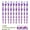 Purple, variant on 10PCS Devices Reflective Scare Spiral Rods Hanging Decorative Device to Keep Birds Away from Garden House