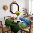 thumbnail image 3 of Football Games Table Cloth Waterproof Tablecloths, Modern Stadium Ball Sports Goal Tablecloth Dining Table Cover for Kitchen Party Tabletop Outdoor, Square Tablecloth 60x60 Inch, 3 of 9