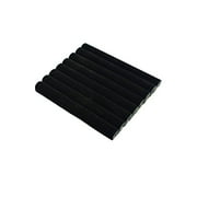 Regal Pak Black Velvet Ring Slot Half Size Foam Pad With 8 Sections 7 3/4" X 6 3/4"