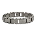 thumbnail image 4 of Stainless Steel Bracelet Men's Cubic Zirconia mm 8.75 in Brushed with CZ 8.75in, 4 of 6