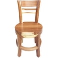 thumbnail image 4 of Suar Olympia Live Edge Solid and Sustainable Wooden Dining Chair, 4 of 5