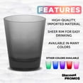 thumbnail image 2 of Shot Glasses with Frosted Glass 1.75 oz. Set of 12, Bulk Pack - Great for Weddings, Birthdays, Parties, Indoor & Outdoor Events - Black, 2 of 5