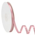 thumbnail image 1 of Cinta Simplegoal de satén rosa empolvado de doble cara, 0,6 cm x 45 m, 1 of 8