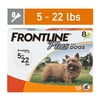 FRONTLINE® Plus for Dogs Flea and Tick Treatment, Small Dog, 5-22 lbs, Orange Box, 8 CT
