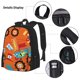 thumbnail image 3 of Balery Monster Truck Mochila Escolar 3 en 1 para Niños - Mochila Resistente con Lonchera Térmica y Estuche - Mochila Escolar para Niños y Niñas, 3 of 7