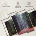 thumbnail image 6 of Elephant Stock Road To A Redwood Forest Wall Art - Horizontal Multi Panel Canvas - Living Room Wall Decor - Transportation Multi Panel - Orange And Brown Decor - 36" x 22", 6 of 8