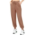 thumbnail image 4 of Womens Soft French Terry Loose Fit Drawstring Jogger Pants, 4 of 6