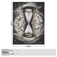 thumbnail image 4 of WERPE  Hourglass Mysticism Symbols Beach Towel Blanket Sand Proof Swimming Large Bath Pool Towel for Travel Yoga Sport Camping White, 4 of 6