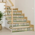 thumbnail image 5 of 25 Pcs Tiles Stickers 6x6inches Floral Tile Decals for Kitchen Bathroom Wall Stairs Decor Vinyl Peel and Stick, 5 of 8